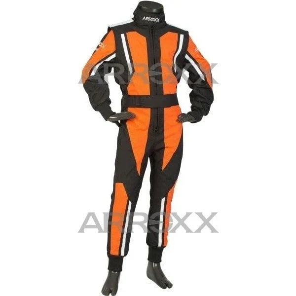 Arroxx Level 2 overall zwart/oranje/wit - KartKings