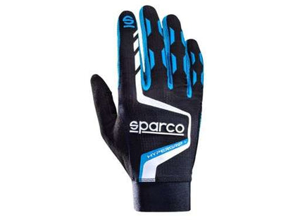 Sparco sim racing handsker hypergrip sort/blå