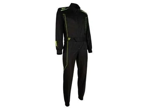 Speed Daytona 2.0 kartoverall zwart/neongeel - KartKings