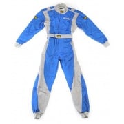 Top Kart OMP overall size Blue/silver