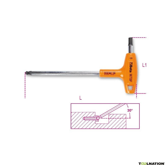 Beta allen key 8MM ball head