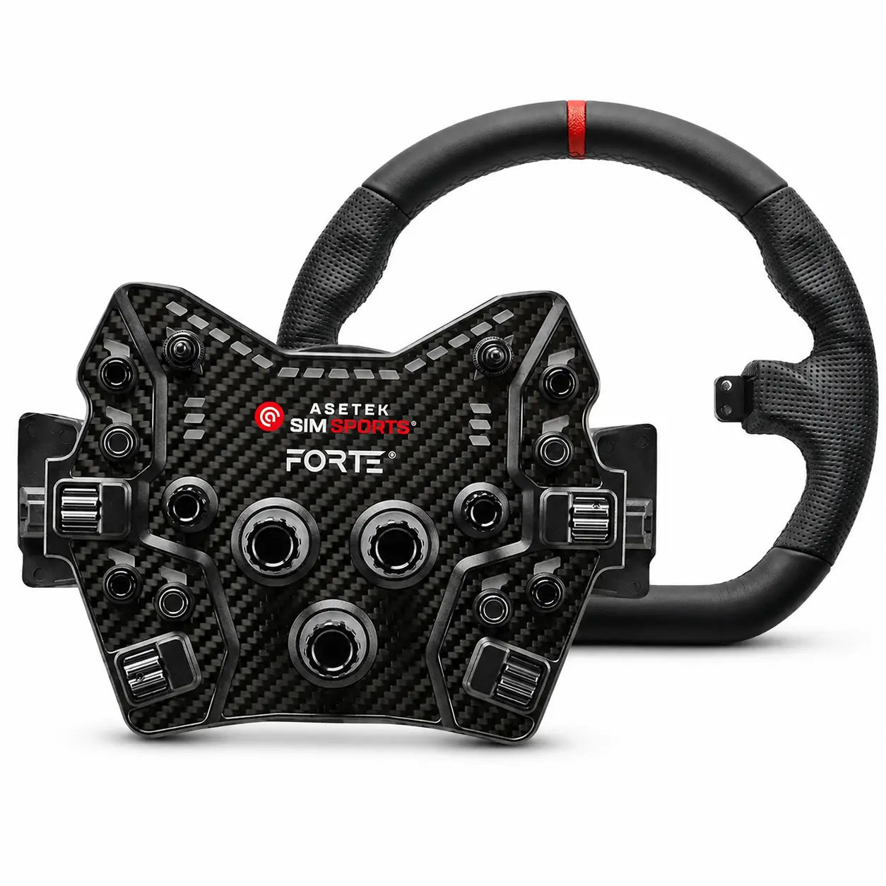 Asetek SimSports Forte GT Button Box (Black, Aluminum)