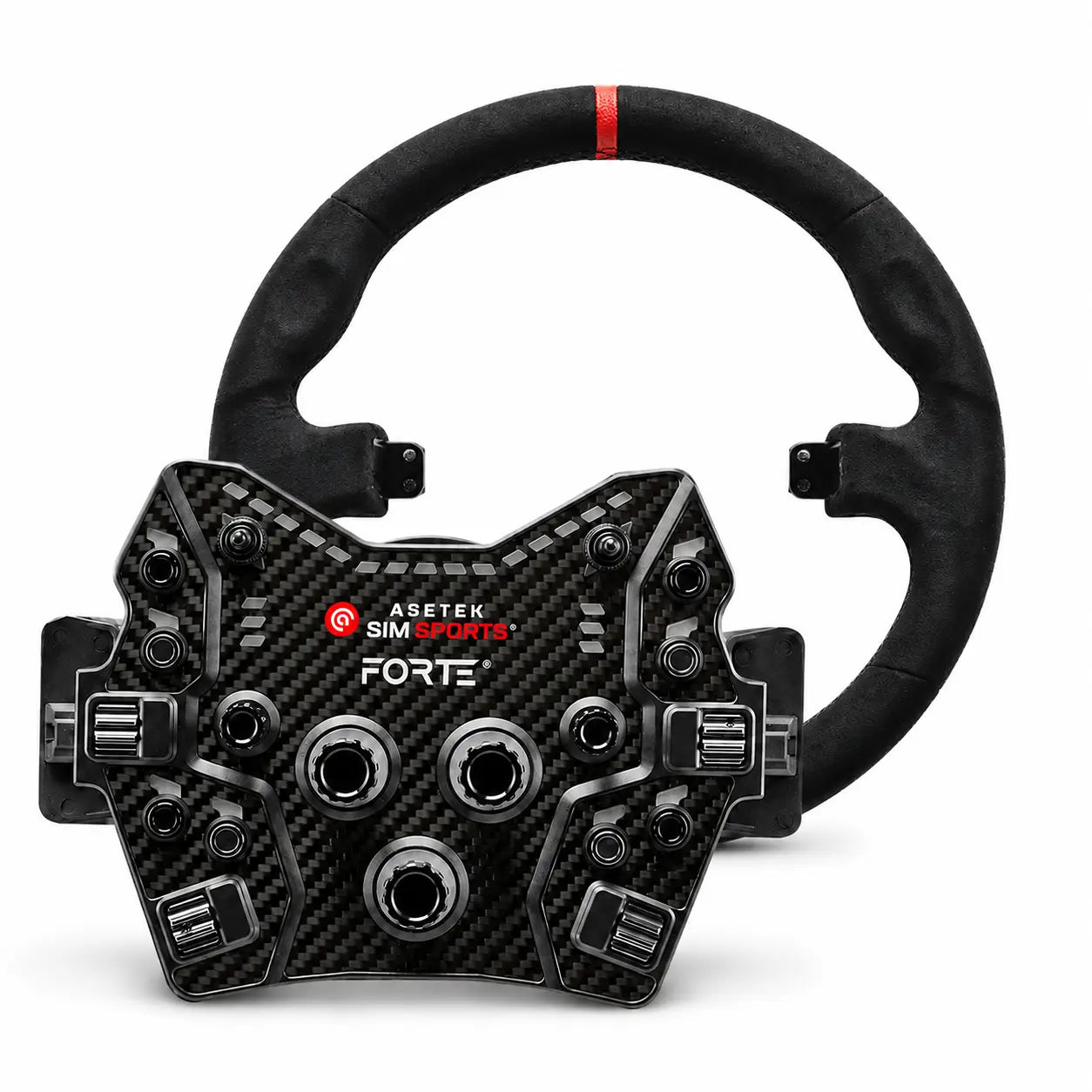 Asetek SimSports Forte GT Button Box (Black, Aluminum)