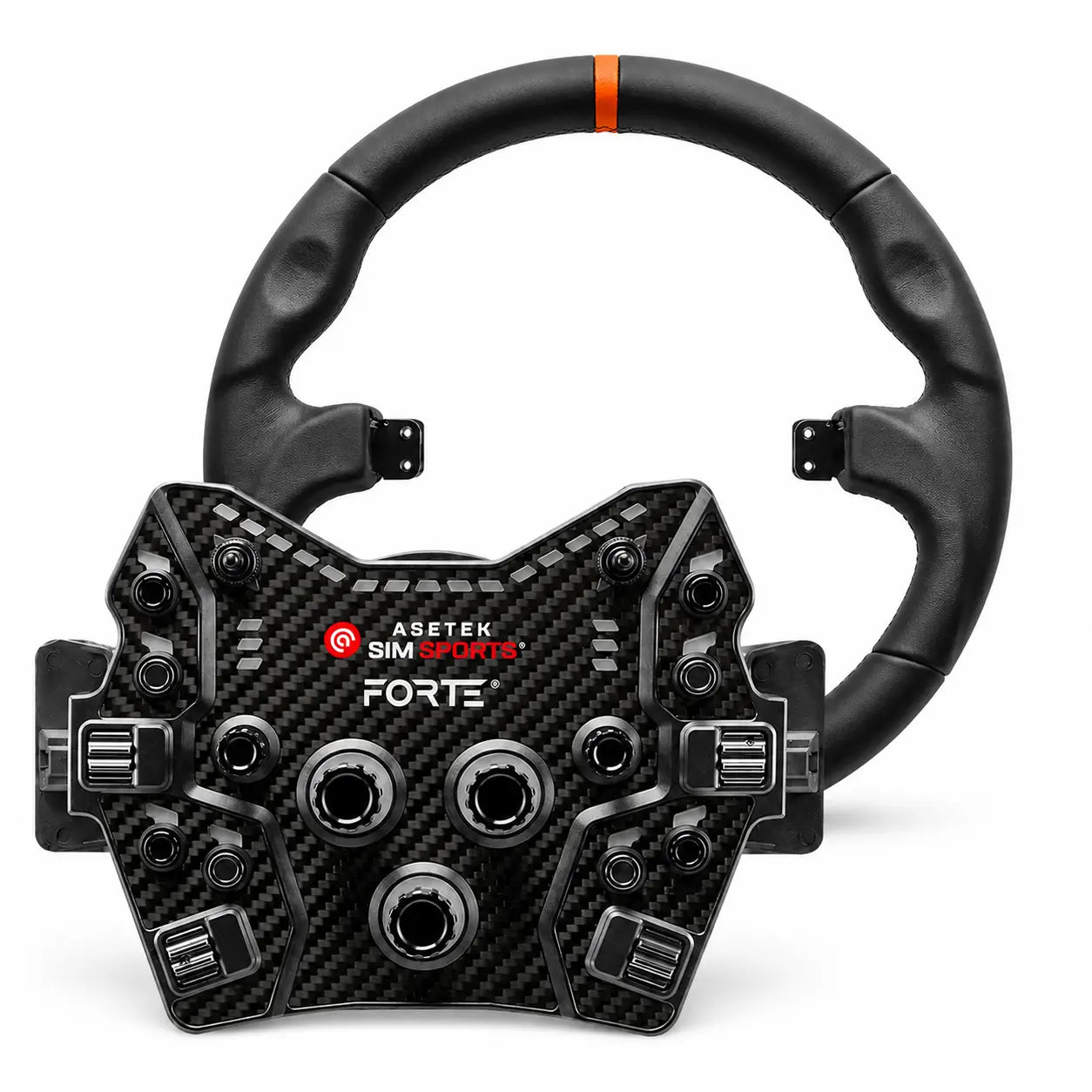 Asetek SimSports Forte GT Button Box (Black, Aluminum)