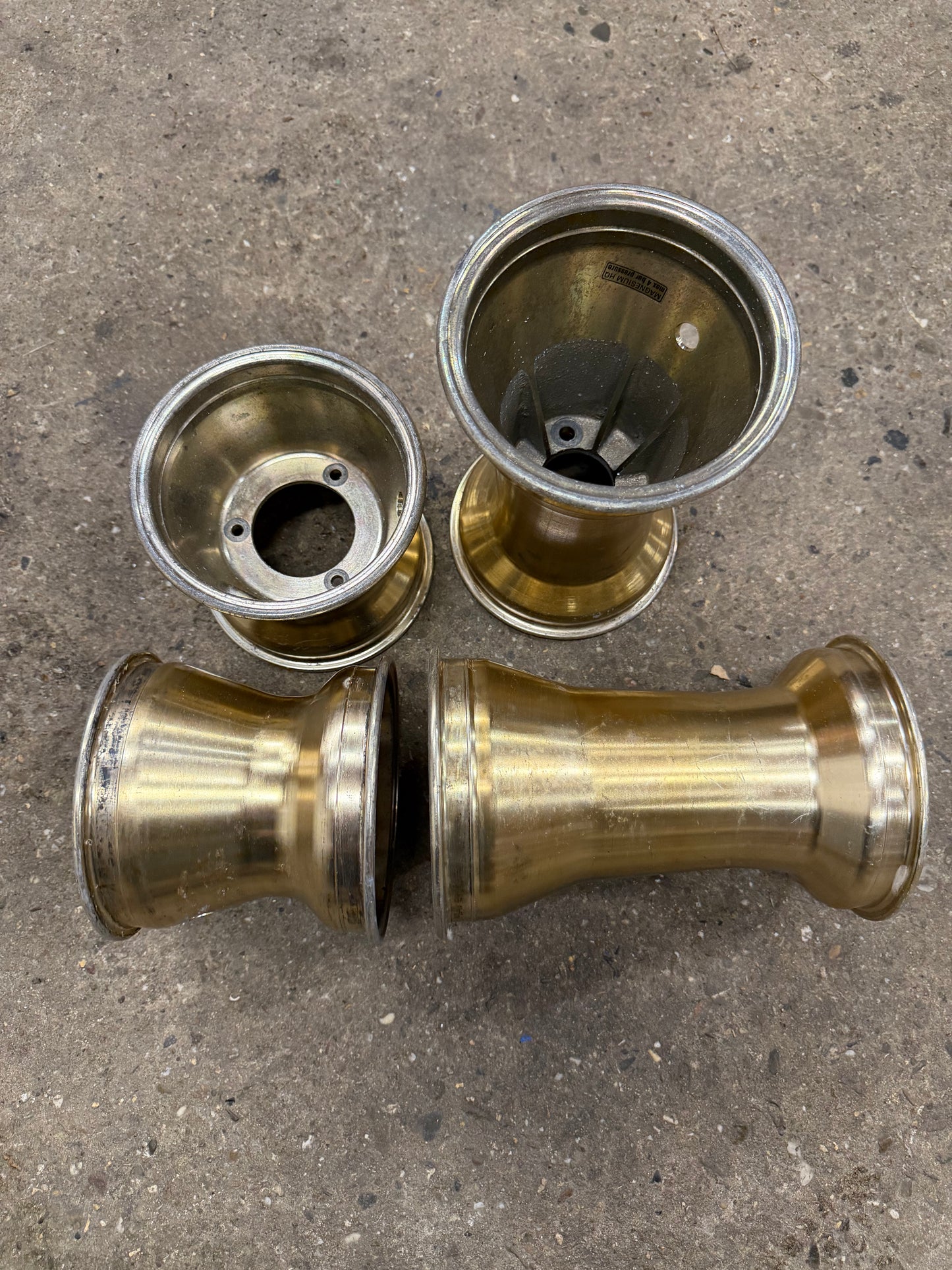 Used gold rims 130/212mm