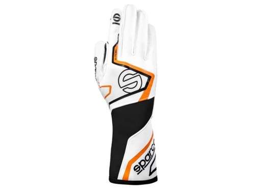 Sparco handschoenen K-Tide+ wit/fluo oranje