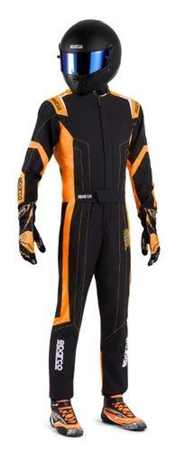 Macacão Sparco Thunder Advanced Preto/Laranja