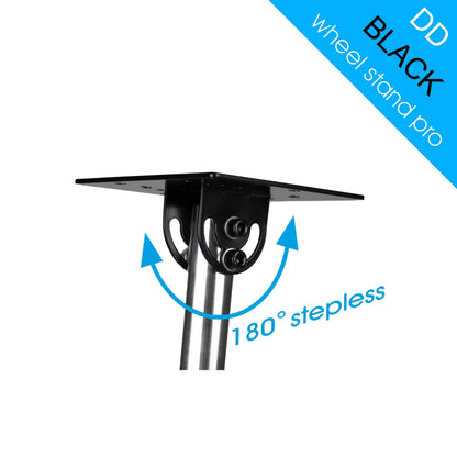 Wheel Stand Pro DD for Logitech, Fanatec, Moza Racing R9, R12 - BLACK - KartKings