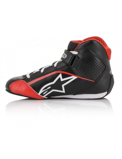 Alpinestars Tech-1 KS (kids' kart shoes) BLACK/WHITE/RED