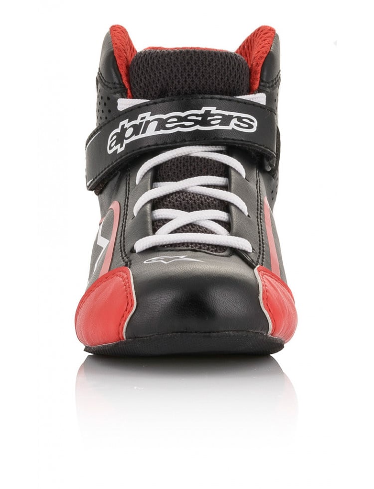 Alpinestars Tech-1 KS (kids' kart shoes) BLACK/WHITE/RED