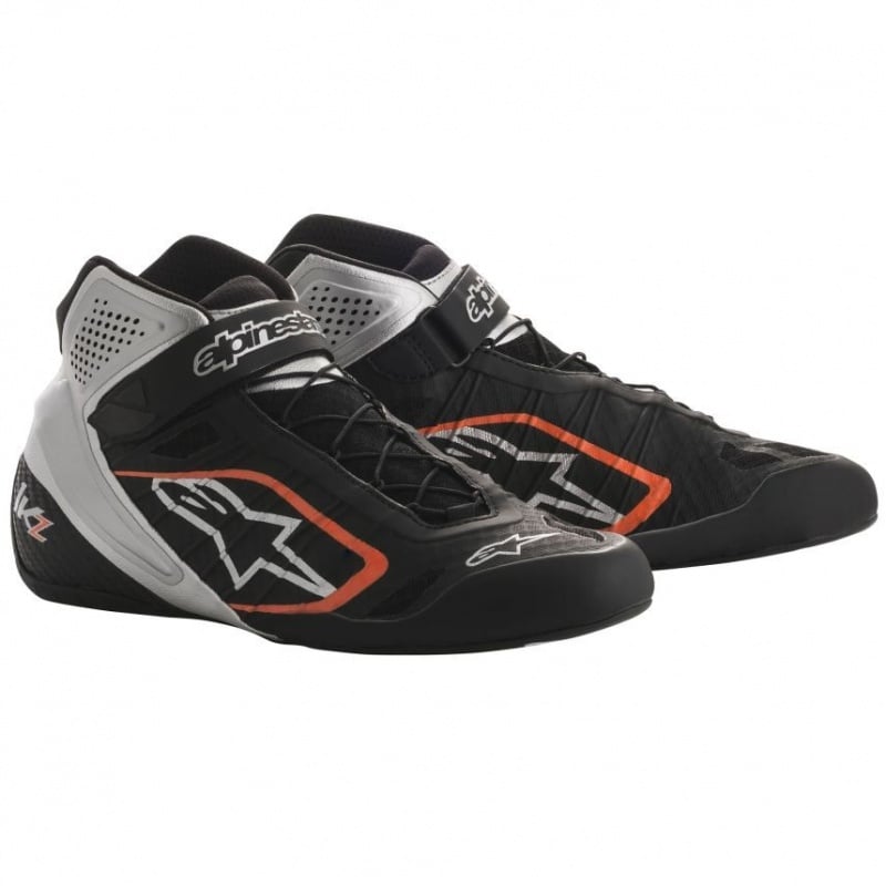 Alpinestars Tech-1 KZ black/silver/fluorescent orange