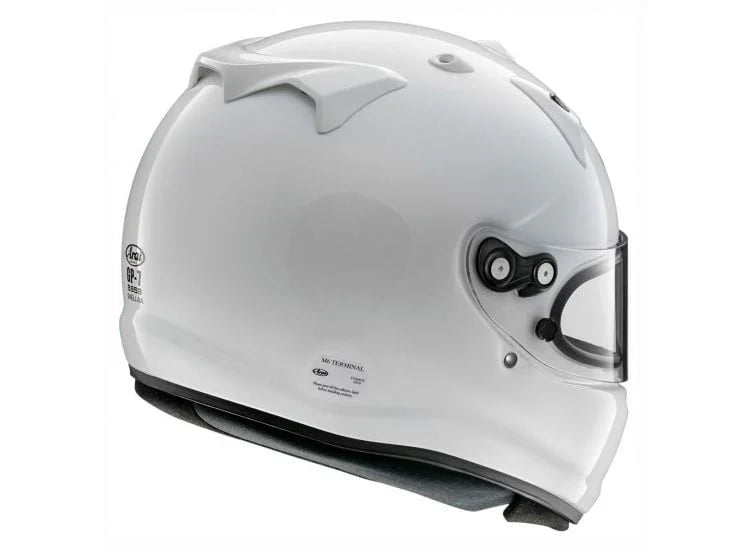 Arai GP-7 helmet SA2020 FIA 8859-2015 - FIA-approved karting helmet with HANS preparation – KartKings