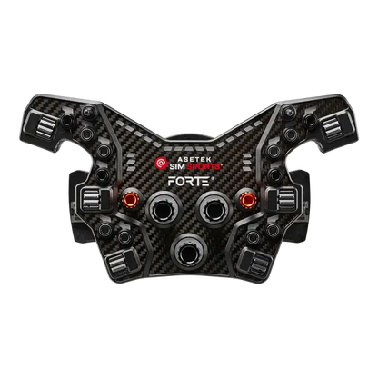 Asetek SimSports - Forte Formula Button Box (Black, Aluminum) - KartKings