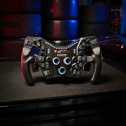 Asetek SimSports - Forte Formula Button Box (Black, Aluminum) - KartKings