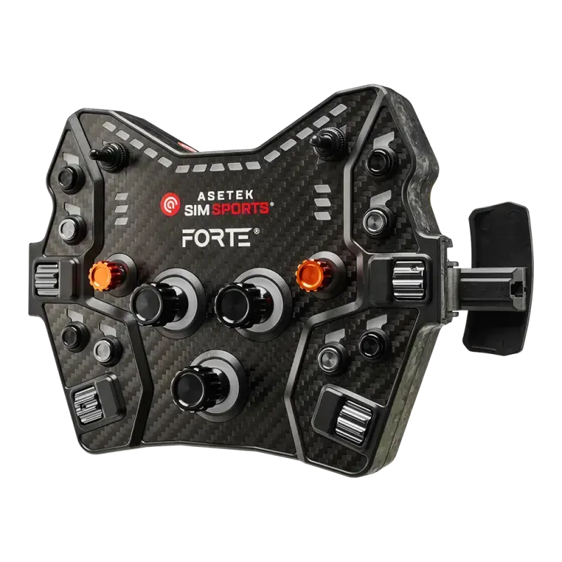 Asetek SimSports Forte GT Button Box (Black, Aluminum)