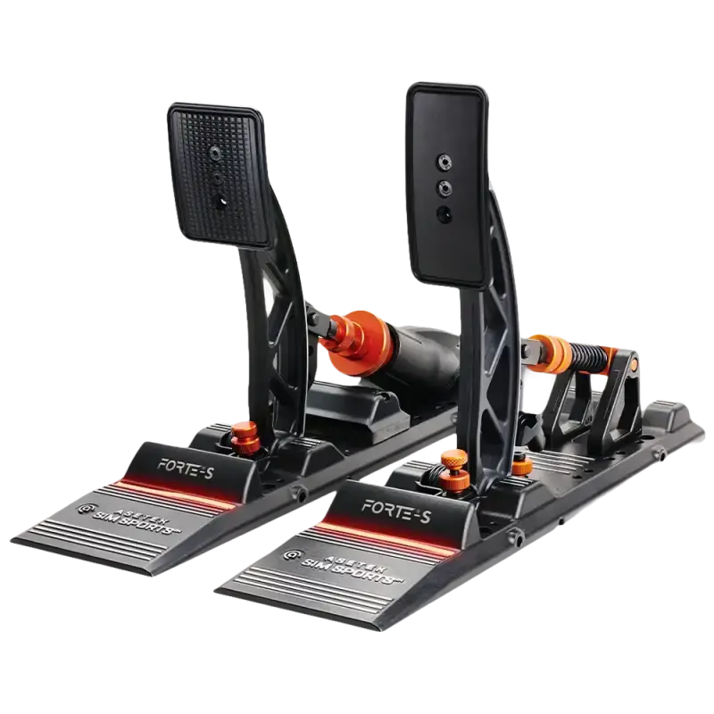 Asetek SimSports Forte S Series Throttle and Brake Pedals - KartKings