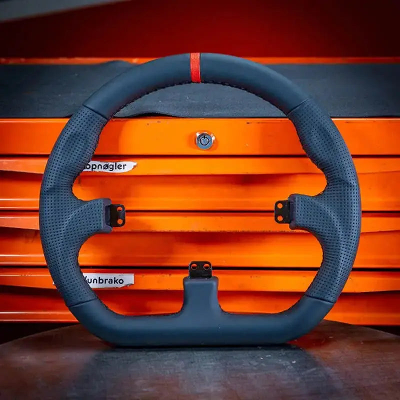 Asetek SimSports GT Closed D Black Leather Rim
