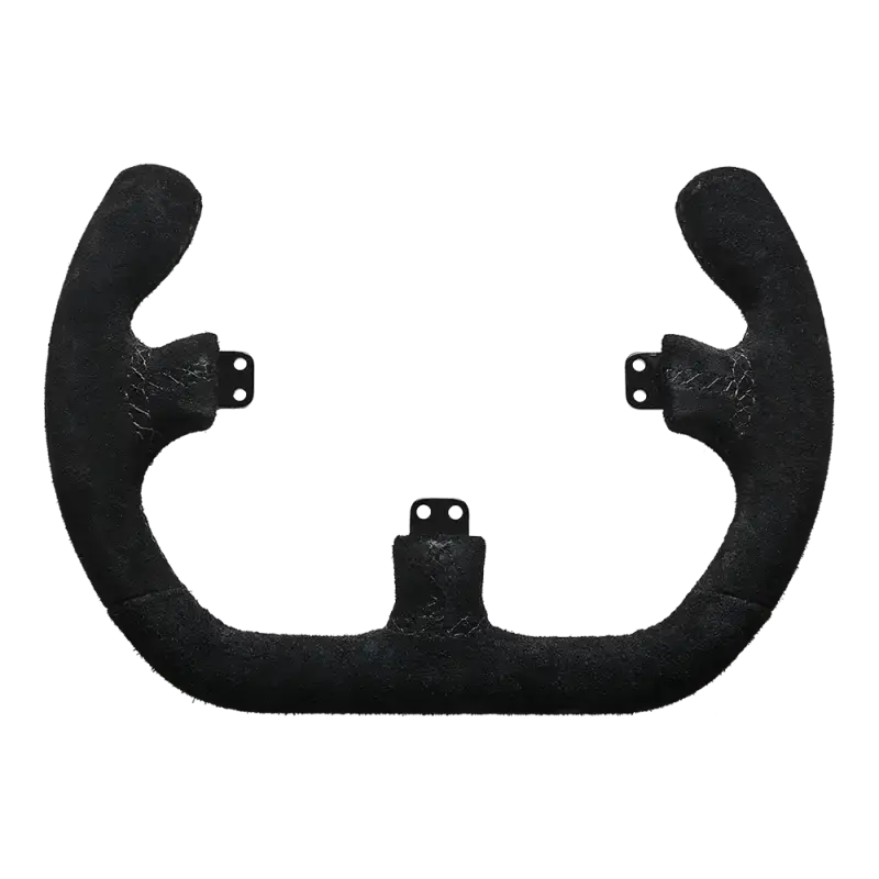 Asetek SimSports Open D Black Suede Rim