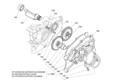 Iame X30 o-ring starter motor