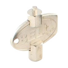 Bell key for the visor