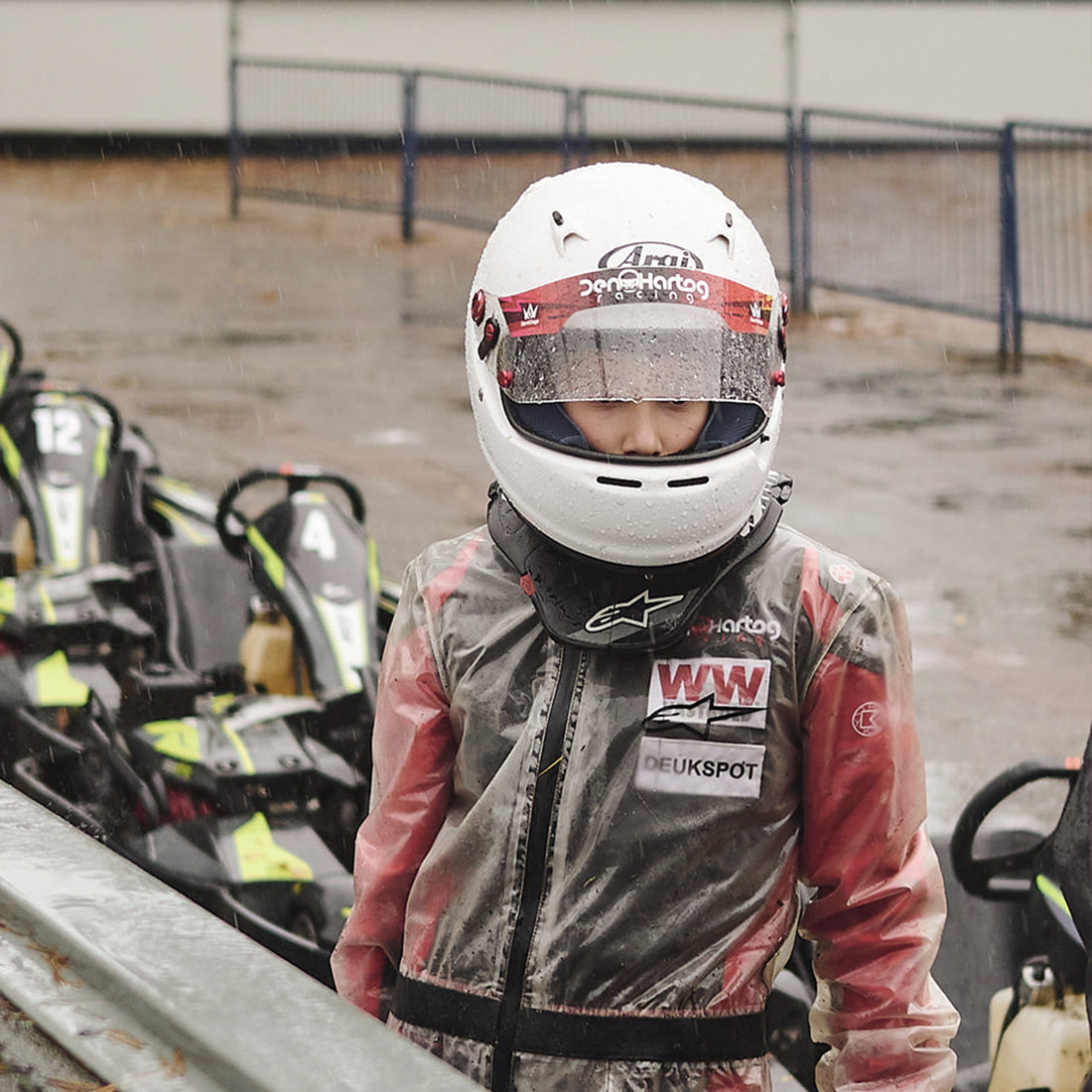 KartKings viziersticker - Arai