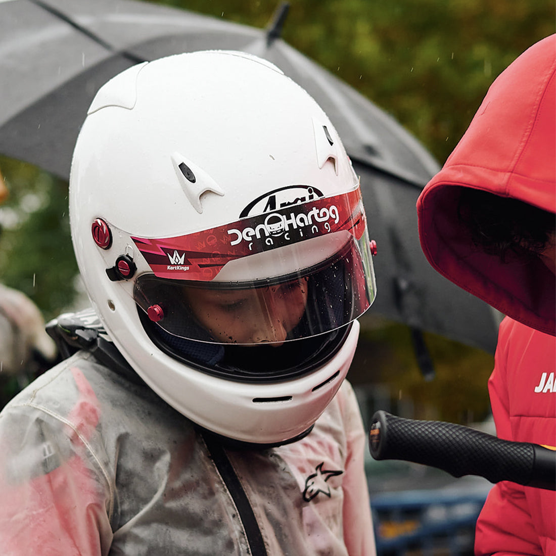 KartKings viziersticker - Arai