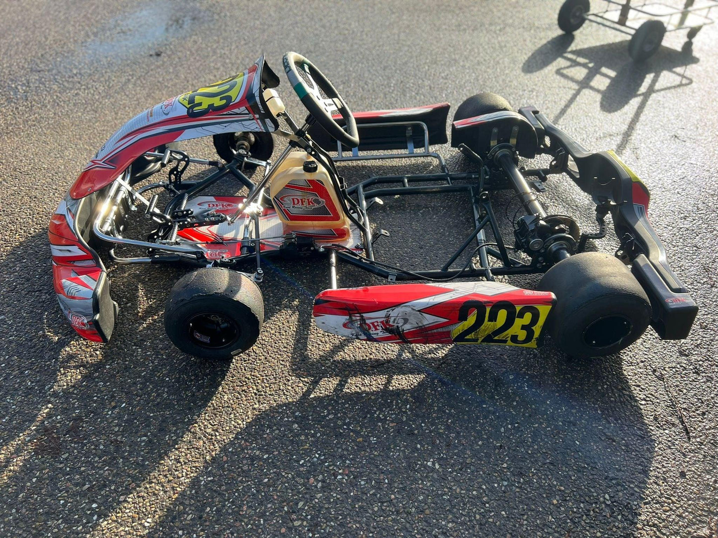 Gebruikte Falcon Charlotte OK/OKJ rollend chassis - KartKings