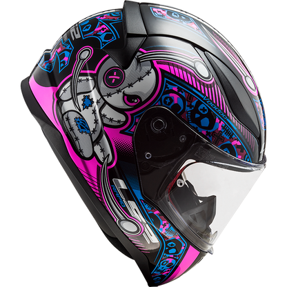 LS2 FF353 Rapid mini Kids helmet Voodoo black/pink