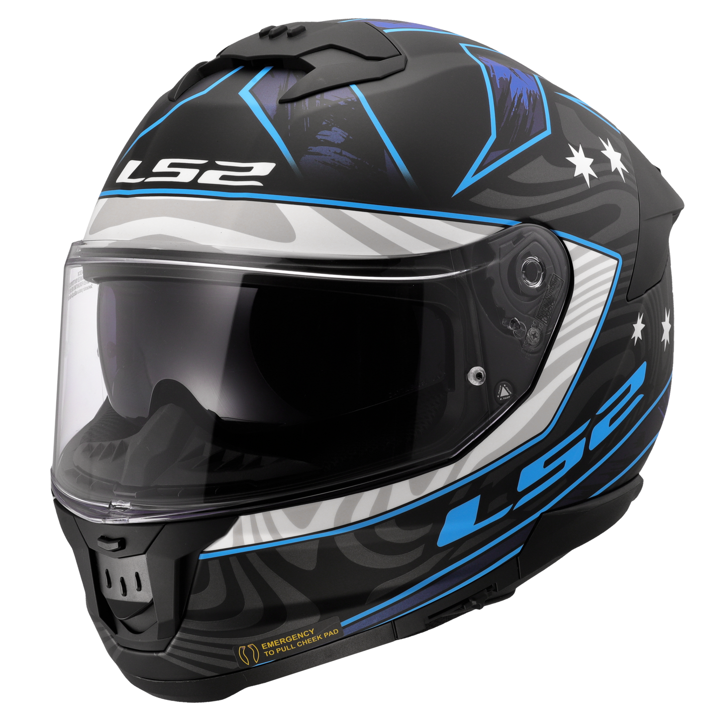 LS2 FF808 Stream II Galdam black/blue