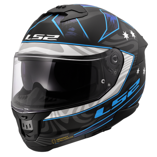 LS2 FF808 Stream II Galdam black/blue