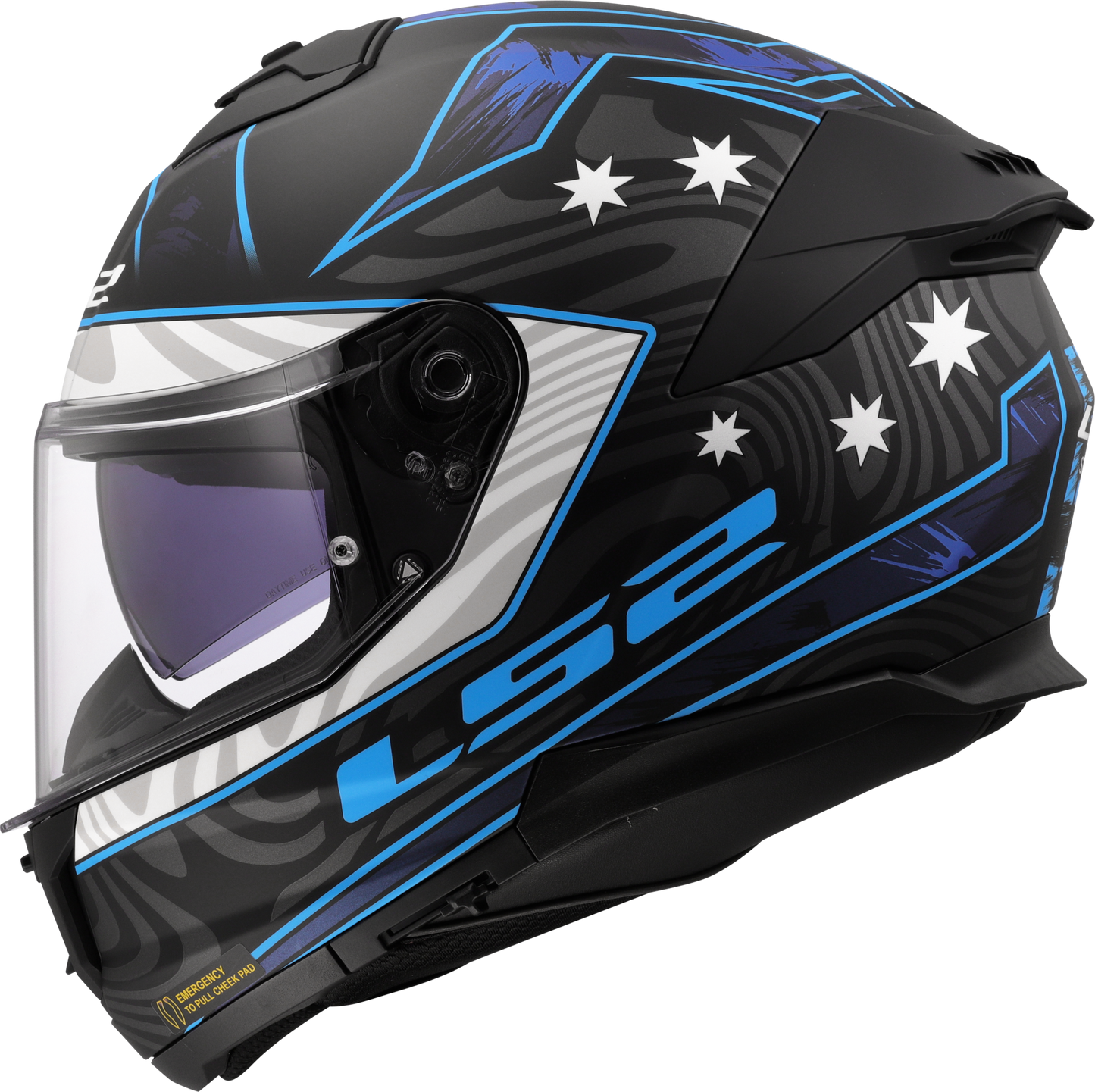 LS2 FF808 Stream II Galdam black/blue