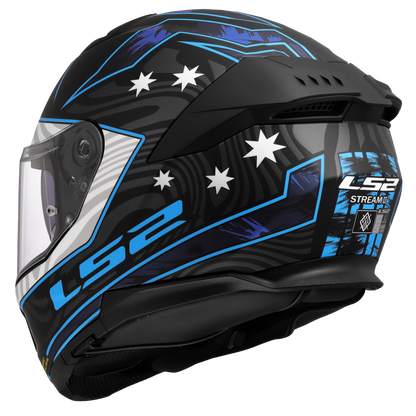 LS2 FF808 Stream II Galdam black/blue