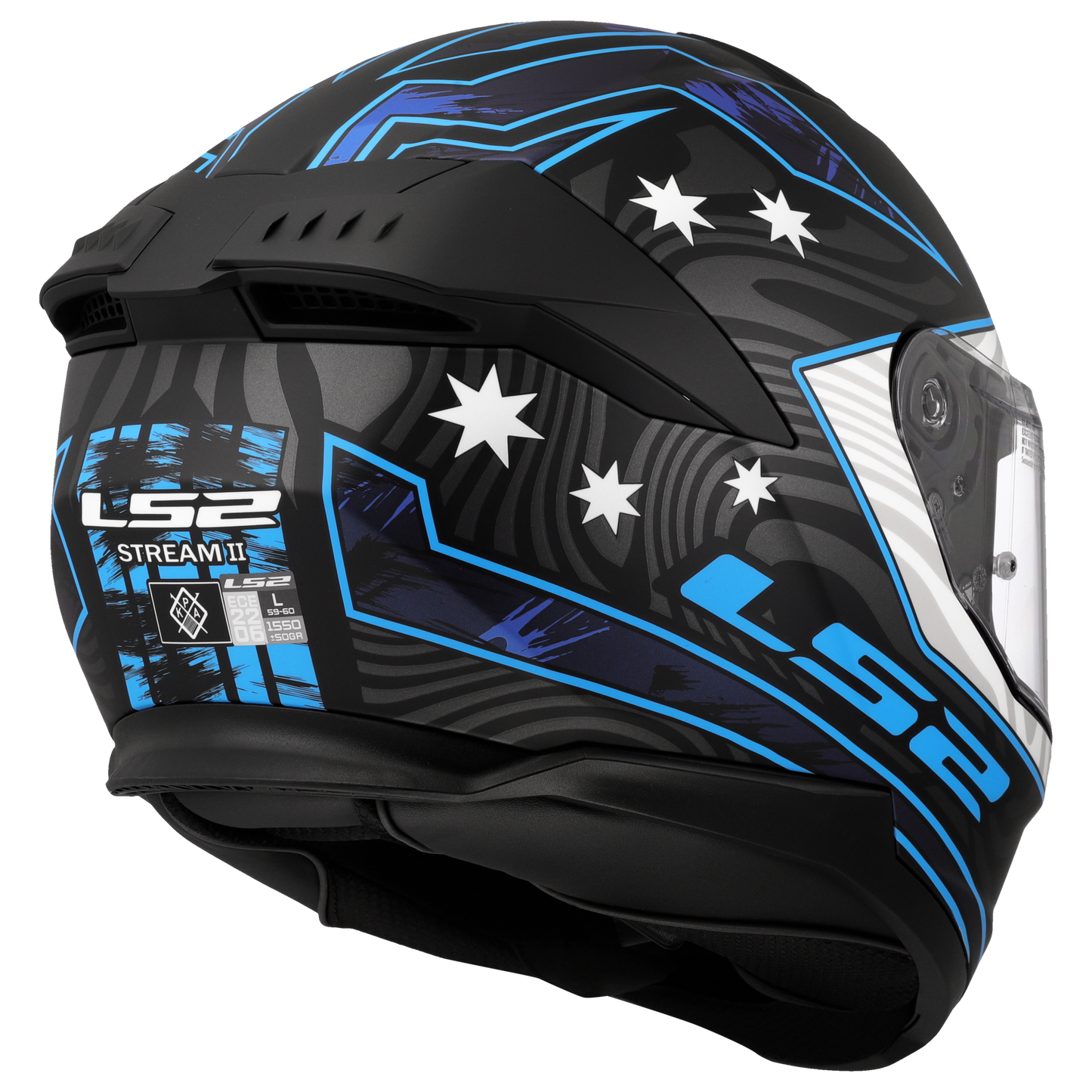 LS2 FF808 Stream II Galdam black/blue
