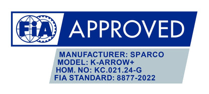 Sparco K -Arrow+ (FIA 8877-2022) kart gloves White / Black