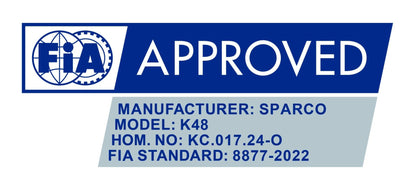 Sparco kerb advanced overall blue/yellow