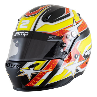 Zamp ZR-72 Black/Red/Orange (FIA-8859 / SNEL 2020)