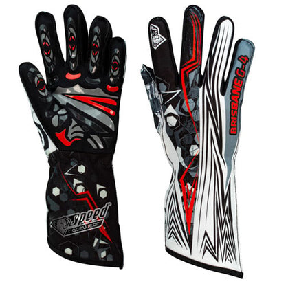 Speed gloves Brisbane G-4 Black/red