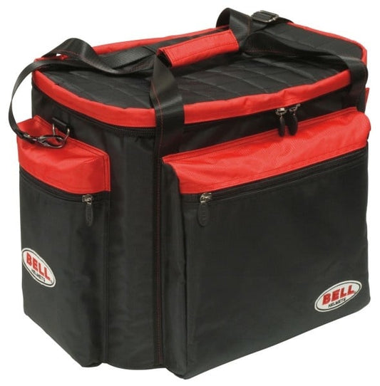 Bell helmet bag with storage compartment for e.g. Hans extra large