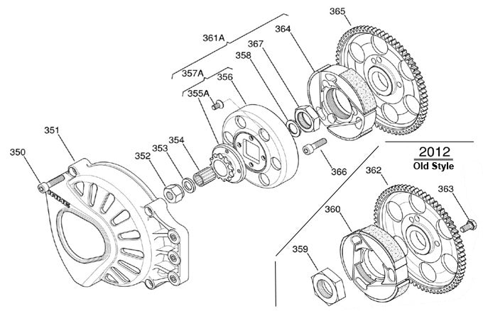 Iame X30 nut for coupling