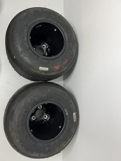 Used MG SH slick tires with new magnesium rims 130-212MM