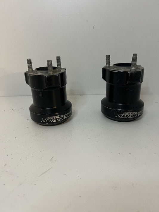 Used set of Maddox Kart aluminum rear wheel hubs 50X90MM