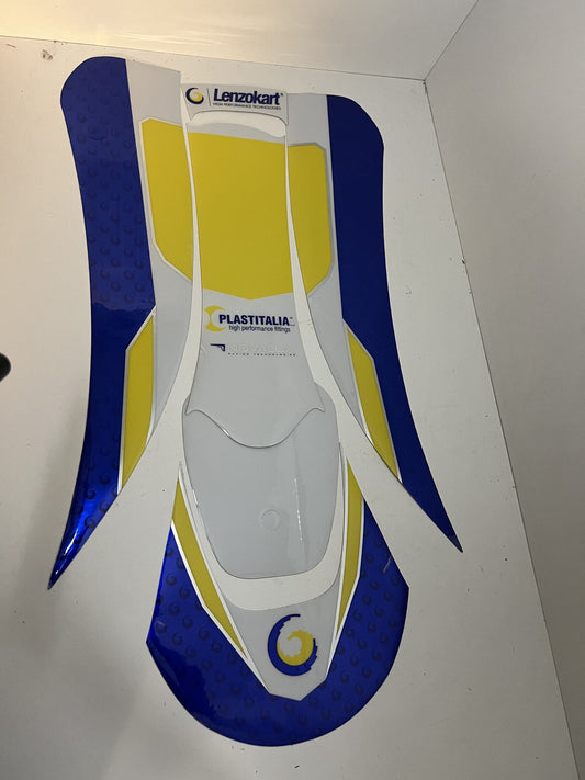 LenzoKart Sticker for KG 508 front shield (OK/OKJ/KZ)