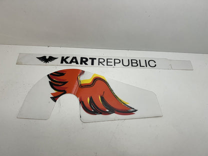Kart Republic chain guard sticker