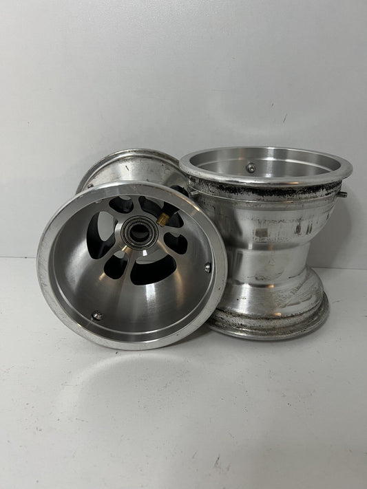 Used DWT Douglas aluminum front rims with 17mm bearings
