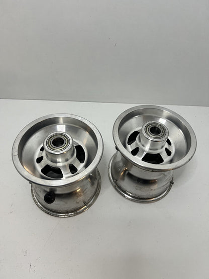 Used DWT Douglas aluminum front rims with 17mm bearings