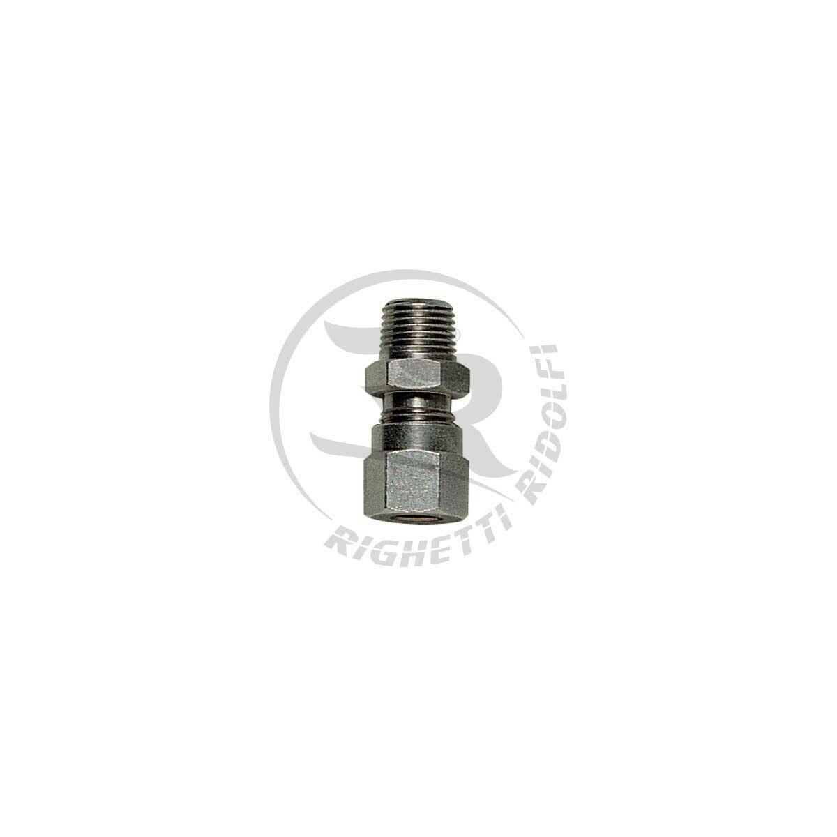 RR connection nipple brake hose straight 1/8-6/4MM