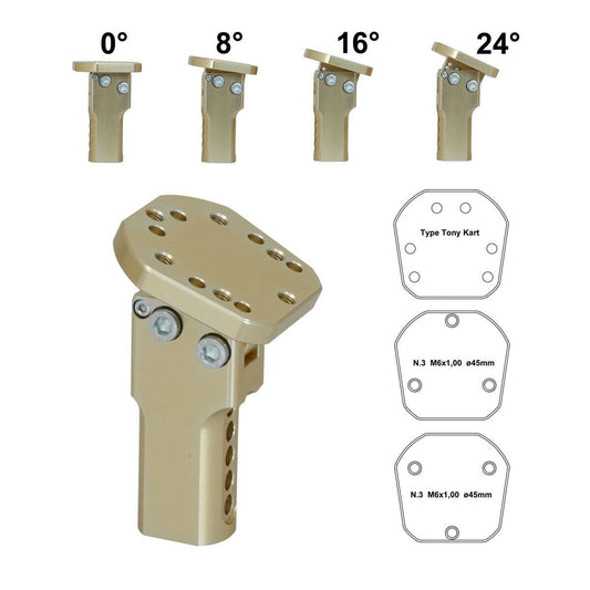 RR Handlebar support adjustable magnesium color long