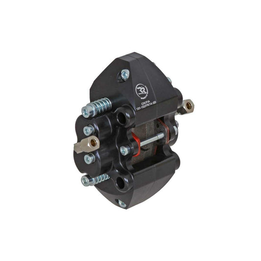 RR rear brake caliper black (4 pistons)