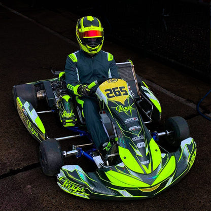 Anpassad karting-klistermärkesdesign
