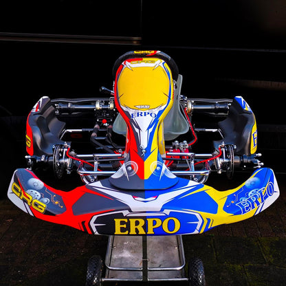Anpassad karting-klistermärkesdesign